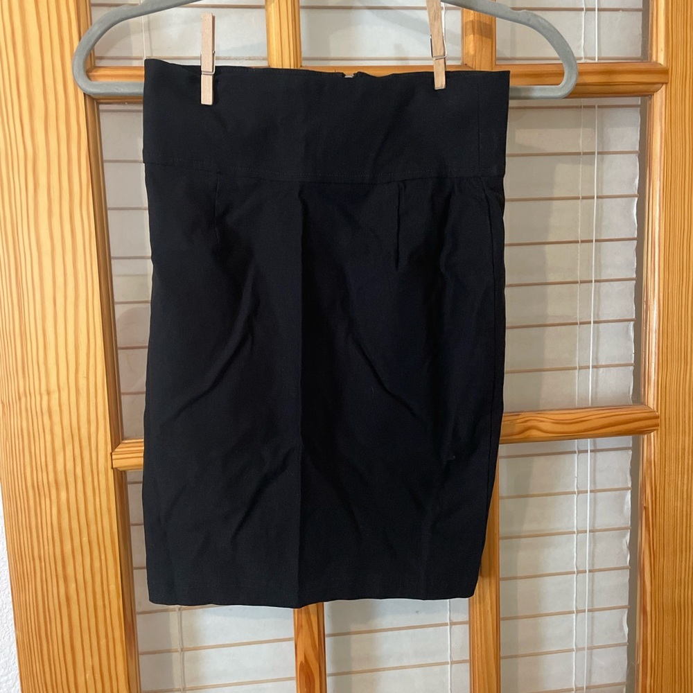Classic Black Pencil Skirt